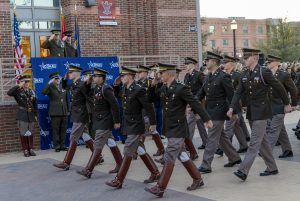 Cadets performing a Final Review during MSC SCONA
