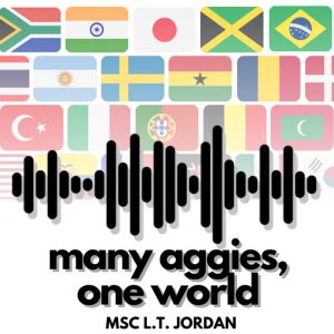 Many Aggies, One World logo