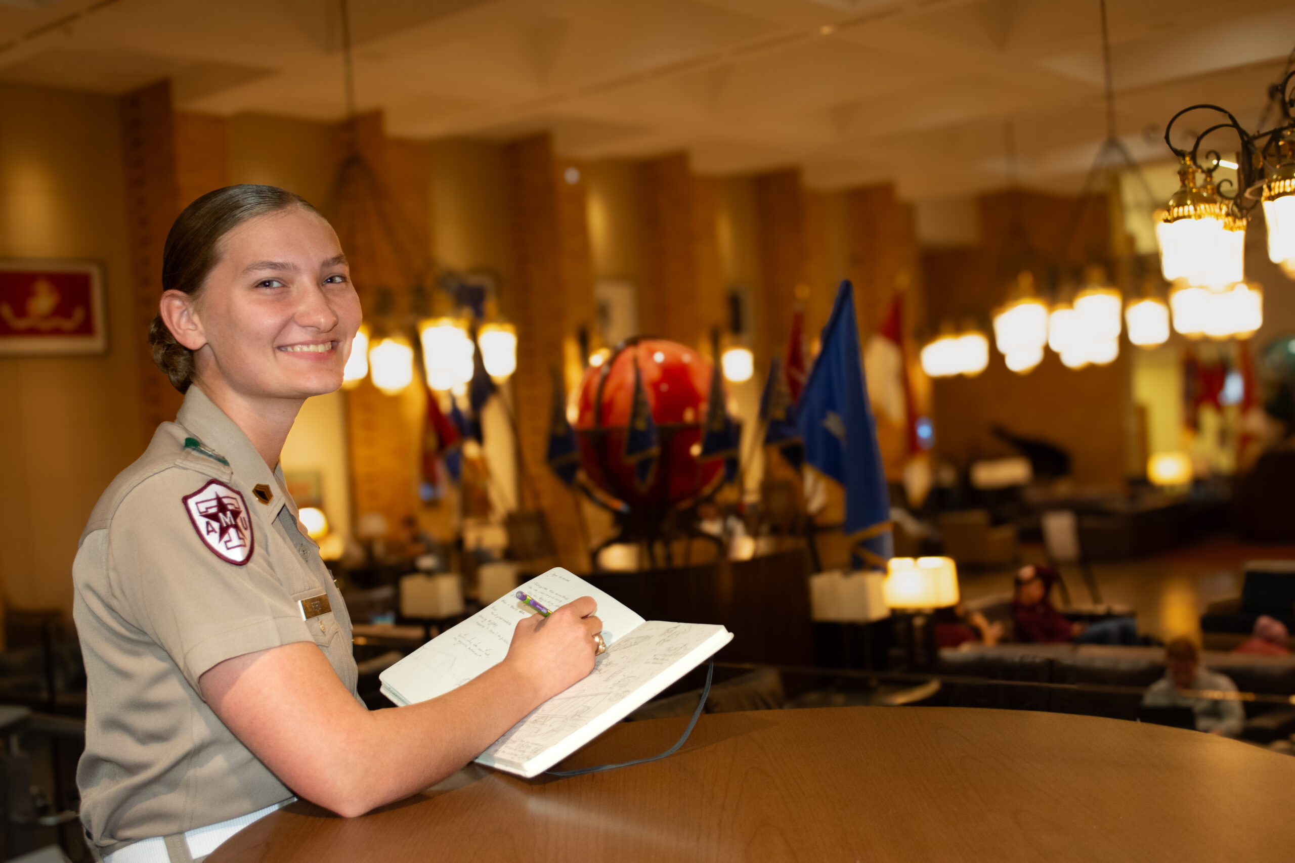 Tandi Ford, ’27 is the artist behind MSC Programs 75th Commemorative Print