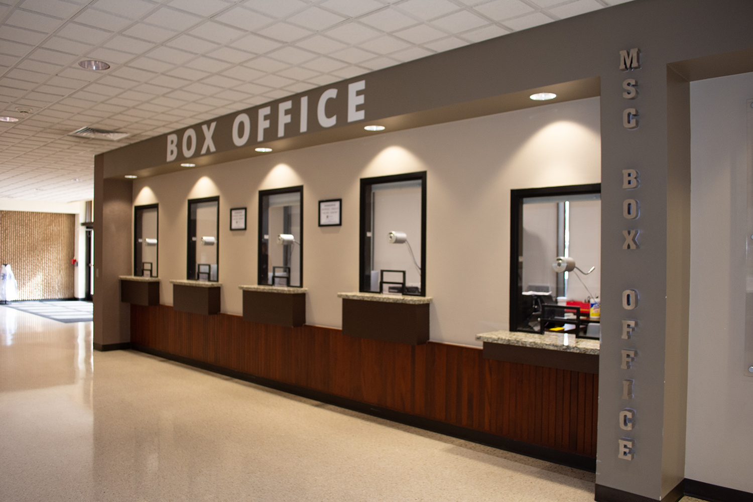 Image of the MSC Box Office.