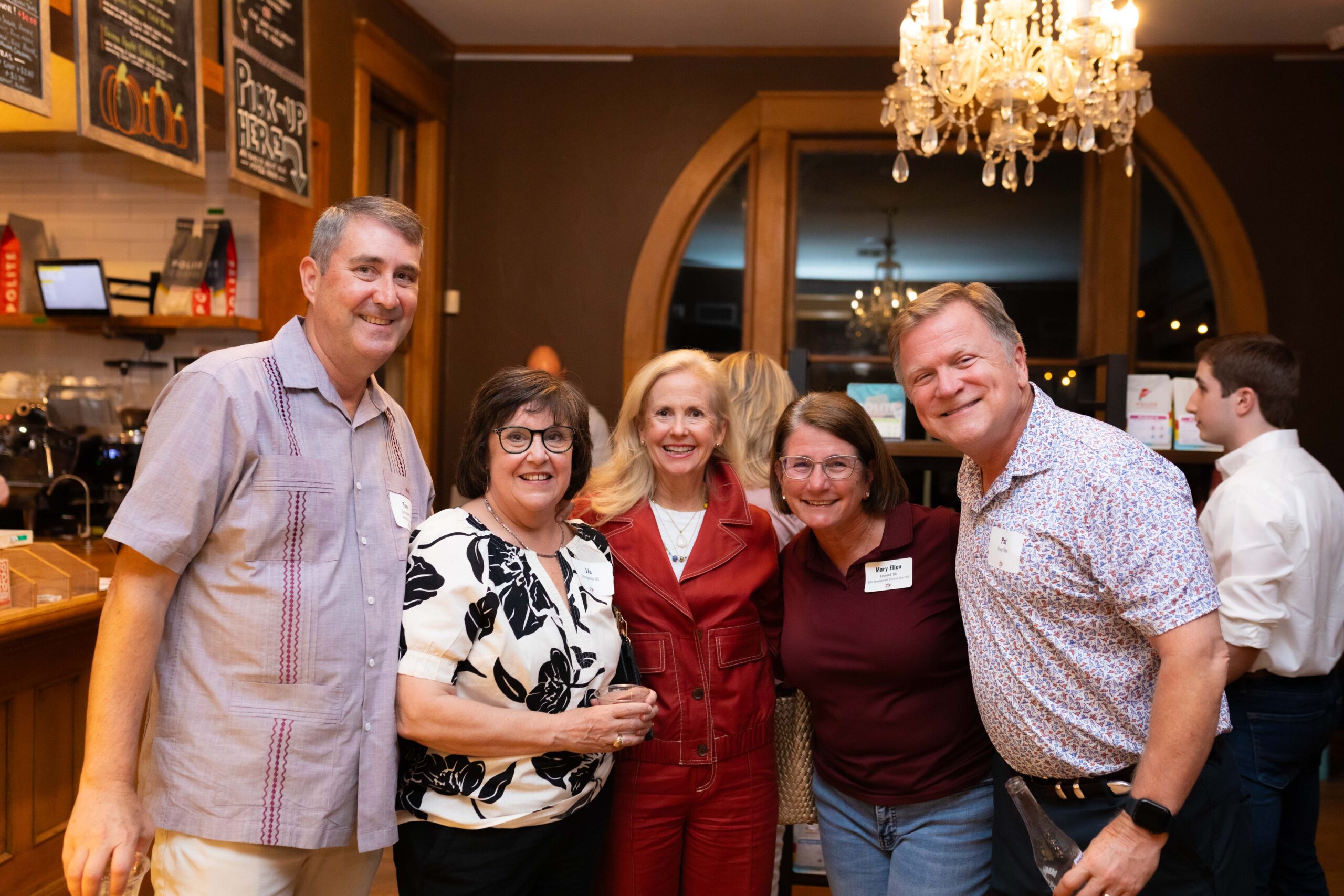 Group photo of former MSC students at the 75th celebration.