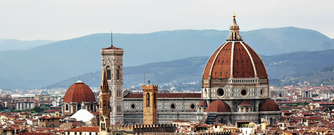 Aerial photo of Florence, Italy